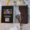image:imageRustic Town Full Grain Leather Photo Album with Gift Box  Scrapbook Style Pages Large BrownLarge Black Paper