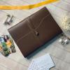 image:imageRustic Town Full Grain Leather Photo Album with Gift Box  Scrapbook Style Pages Large BrownLarge Cream Paper