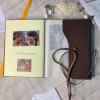 image:imageRustic Town Full Grain Leather Photo Album with Gift Box  Scrapbook Style Pages Large BrownLarge Cream Paper