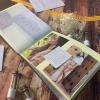 image:imageRustic Town Full Grain Leather Photo Album with Gift Box  Scrapbook Style Pages Large BrownMedium Cream Paper