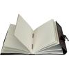 image:imageRustic Town Leather Bound Notebook Journal with Semi Precious Stone  Handmade Vintage Leather Travel Diary for Women Men  Book of Shadow Unlined Writing Gift