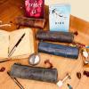 image:imageRustic Town Leather Pencil Case  Full Grain Leather Zippered Pen Pouch  Stationery Bag Pen Holder for Work amp OfficeWalnut