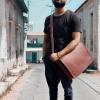 image:imageRUSTIC TOWN 15 inch Vintage Crossbody Full Grain Leather Laptop Messenger Bag