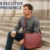 image:imageRUSTIC TOWN 15 inch Vintage Crossbody Full Grain Leather Laptop Messenger Bag