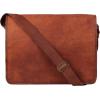 image:imageRUSTIC TOWN 15 inch Vintage Crossbody Full Grain Leather Laptop Messenger Bag