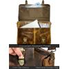 image:imageRUSTIC TOWN 16 Leather Laptop Messenger Bag for Men  Full Grain Leather Briefcase Computer Satchel Office Crossbody BagBrown