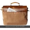 image:imageRUSTIC TOWN Leather Canvas Messenger Bag for Men Women  Vintage Laptop Satchel Leather Briefcase 14 Inch Olive GreenOlive Green