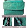 image:imageLeather Crossbody Bags for Women  Wristlet Clutch Wallet  Vintage Saddle Sling Bag Small