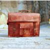 image:imageLeather Messenger Bag for Men  16 Full Grain Leather Laptop Briefcase  Vintage Computer Satchel Travel Crossbody Bag for Office amp Work14 Inches Brown