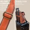 image:imageLeather Messenger Bag for Men  16 Full Grain Leather Laptop Briefcase  Vintage Computer Satchel Travel Crossbody Bag for Office amp Work14 Inches Brown