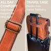 image:imageLeather Messenger Bag for Men  16 Full Grain Leather Laptop Briefcase  Vintage Computer Satchel Travel Crossbody Bag for Office amp Work16 Inches Brown