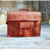 image:imageLeather Messenger Bag for Men  16 Full Grain Leather Laptop Briefcase  Vintage Computer Satchel Travel Crossbody Bag for Office amp Work16 Inches Brown