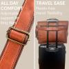 image:imageLeather Messenger Bag for Men  16 Full Grain Leather Laptop Briefcase  Vintage Computer Satchel Travel Crossbody Bag for Office amp Work18 Inches Brown