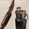 image:imageLeather Messenger Bag for Men 14 Leather Laptop Bag Vintage Crossbody Office Satchel Travel Shoulder BagBrown