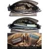 image:imageLeather Messenger Bag for Men 14 Leather Laptop Bag Vintage Crossbody Office Satchel Travel Shoulder BagDark Brown