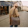 image:imageLeather Messenger Bag for Men 16 Full Grain Leather Laptop Bag Vintage Crossbody Office Satchel Travel Shoulder BagBrown
