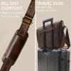 image:imageLeather Messenger Bag for Men 16 Full Grain Leather Laptop Bag Vintage Crossbody Office Satchel Travel Shoulder BagBrown