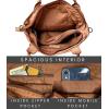 image:imageMothers Day Gifts Leather Tote Bag for Women  Leather Shoulder Bag Hobo Crossbody Travel Handbag Ladies Purse Office SatchelCognac