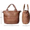 image:imageMothers Day Gifts Leather Tote Bag for Women  Leather Shoulder Bag Hobo Crossbody Travel Handbag Ladies Purse Office SatchelCognac