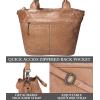 image:imageMothers Day Gifts Leather Tote Bag for Women  Leather Shoulder Bag Hobo Crossbody Travel Handbag Ladies Purse Office SatchelCognac