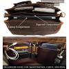 image:imageRUSTIC TOWN Handmade Leather Shoulder Briefcase Messenger Bag Mens 16 inch Laptop SatchelBrown