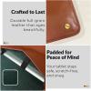 image:imageRUSTIC TOWN Leather Satchel iPad Tablet Bag  Leather Saddle Bag Purse  Small Shoulder Bag for Men and WomenRetro