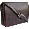 image:imageLeather Messenger Bag for Men 16 Full Grain Leather Laptop Bag Vintage Crossbody Office Satchel Travel Shoulder BagDark Brown