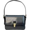 image:imageWomens Leather Evening Shoulder Bag  Vintage Clutch Hobo Tote Purse  Trendy Ladies Handbag for Party WeddingBlack