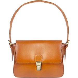 image:imageWomens Leather Evening Shoulder Bag  Vintage Clutch Hobo Tote Purse  Trendy Ladies Handbag for Party WeddingBrown