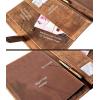 image:imageLeather A4 Conference Folder  Professional Organizer for Men and Women  Handmade Durable Leather Portfolio with Sleeves for Documents and Notepad by Rustic Town BrownBrown