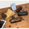 image:imageRUSTIC TOWN Leather Pencil Case  Handcrafted FullGrain Zipper Leather Pen Pencil Holder  Elegant amp Practical Pencil Pouch for Work amp OfficeBlack