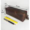 image:imageRUSTIC TOWN Leather Pencil Case  Handcrafted FullGrain Zipper Leather Pen Pencil Holder  Elegant amp Practical Pencil Pouch for Work amp OfficeWalnut Brown