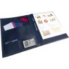 image:imageRustic Town Leather Portfolio for Men  Padfolio Resume File Folder  InterviewLegal Document Organizer for Letter Size Writing Pad with Business Card HolderRoyal Blue