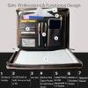 image:imageSupreme Business Portfolio by Rustic Town  Professional Organizer for Men amp Women  Durable Leather Padfolio  Easy to Carry with A Zippered Closure  Many Slots Compartments amp HoldersDark Brown