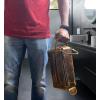 image:imageLeather Wash Bag for Men  Travel Toiletry Bag  Shaving Dopp Kit Toiletries Organizer  Leather Makeup Bag for WomenAntique Brown