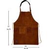 image:imageRUSTIC TOWN Leather Grill Work Apron with Tool Pockets  Adjustable up to XXL for Men amp Women  Leather Tool ApronTan