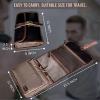 image:imageRUSTIC TOWN Leather Hanging Toiletry Bag for Men  Travel Shaving Dopp Kit  Bathroom Shower Toiletries Organizer  Leather Cosmetic Makeup Bag for WomenWalnut Brown