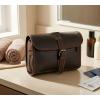 image:imageRUSTIC TOWN Leather Hanging Toiletry Bag for Men  Travel Shaving Dopp Kit  Bathroom Shower Toiletries Organizer  Leather Cosmetic Makeup Bag for WomenWalnut Brown