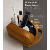 image:imageRUSTIC TOWN Leather Toiletry Bag  Waterproof Ditty Kit for Men and Women Travel Organizer for FullSize Essentials TSA ApprovedCognac