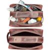 image:imageRUSTIC TOWN Leather Toiletry Bag for Men  Travel Shaving Ditty Kit  Bathroom Shower Toiletries Organizer  Leather Cosmetic Bag for Women Walnut BrownWalnut Brown