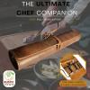 image:imageRUSTIC TOWN Leather Knife Roll  Chef Knife Case for Professional amp Home Use  Secure amp Stylish Knives Organizer  TravelFriendly Gift for Men amp WomenBrown