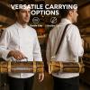 image:imageRustic Town Genuine Leather Chef Knife Roll All Purpose Chef RollBrown