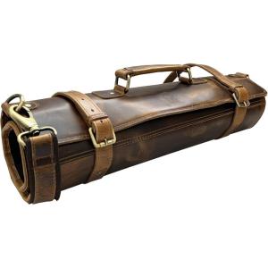 image:imageRustic Town Genuine Leather Chef Knife Roll All Purpose Chef RollBrown