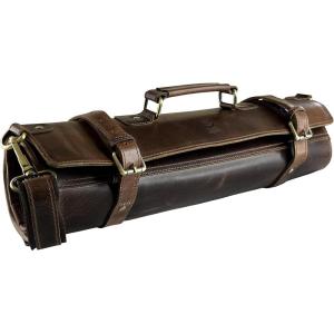 image:imageRustic Town Genuine Leather Chef Knife Roll All Purpose Chef RollWalnut Brown