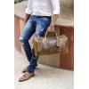 image:imageHandmade Leather Travel Duffel Bag  Airplane Underseat Carry On Bags by Rustic TownBrown