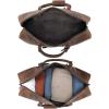 image:imageHandmade Leather Travel Duffel Bag  Airplane Underseat Carry On Bags by Rustic TownMulberry