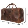 image:imageHandmade Leather Travel Duffel Bag  Airplane Underseat Carry On Bags by Rustic TownMulberry
