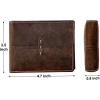 image:imageRUSTIC TOWN Full Grain Leather Wallet for Men  RFID Protecting  Handmade Vintage Bifold Travel Wallet  Slim Billfold with Credit Card Slots and Coin Pocket  Gift for Him