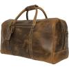 image:imageHandmade Leather Travel Duffel Bag  Airplane Underseat Carry On Bags by Rustic TownBrown