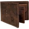image:imageRUSTIC TOWN Full Grain Leather Wallet for Men  RFID Protecting  Handmade Vintage Bifold Travel Wallet  Slim Billfold with Credit Card Slots and Coin Pocket  Gift for Him